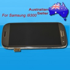 Samsung Galaxy S3 i9300 LCD and touch screen assembly with frame [Grey]